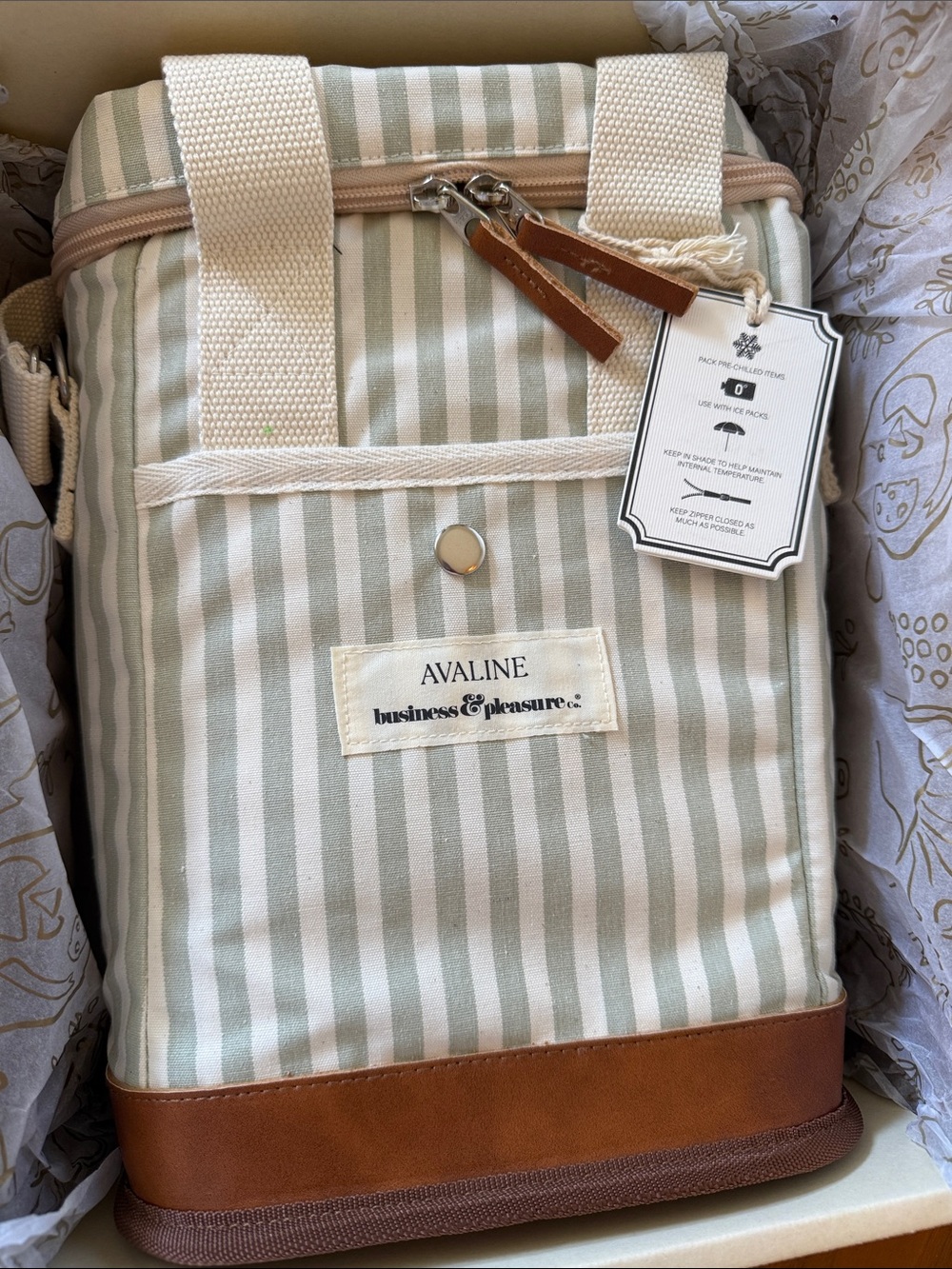 Business & Pleasure Co. x Avaline Wine Cooler Bag